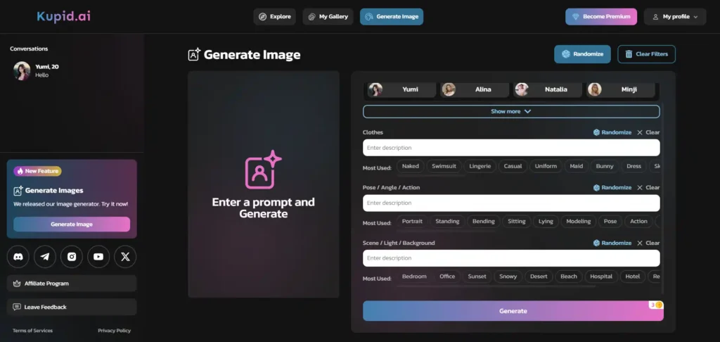 Kupid AI - AI Image Generator
