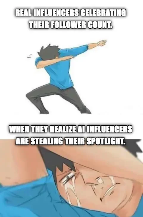 AI Influencer meme