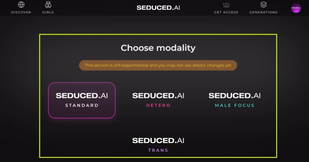 Seduced AI Modality