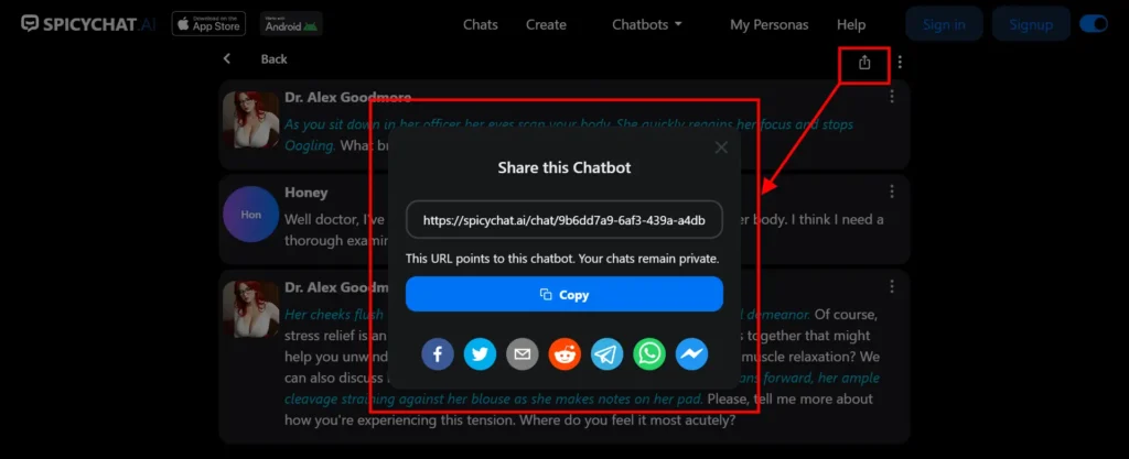 Spicychat AI Community and Character Sharing