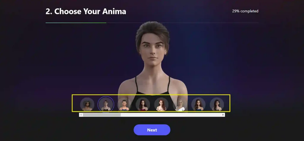 Anima AI - Choose Your Anima