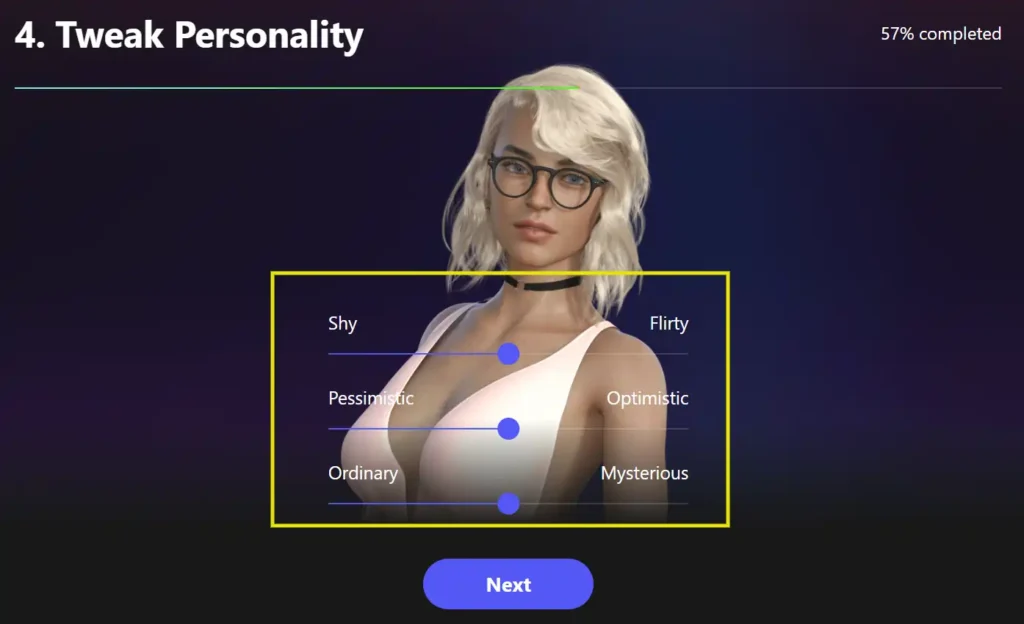 Anima AI - Define Personality Feature