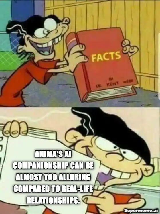 Anima AI Fact Meme