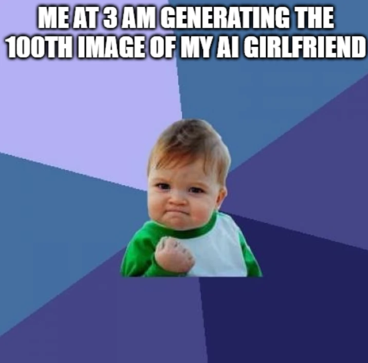 FantasyGF AI - Image Generation Meme