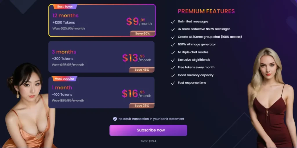 SweetHug AI Pricing