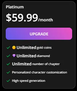 iFable AI - Platinum Pricing Plan